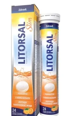 Zdjęcie produktu dla Zdrovit Litorsal Slim, 24 tabletki musujące