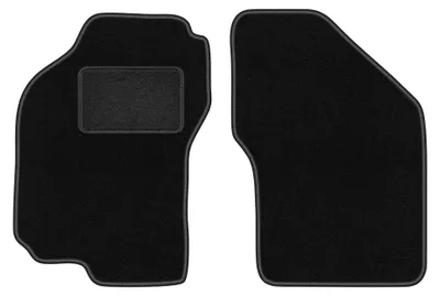 Image de Tapis avant en moquette pour Fiat Bravo 1995-2001 (à hayon) – 2 pièces, noirs, sur mesure – Wielganizator LUX