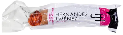 Image de Chorizo Iberico de Bellota Demi-pièce,en biseau, alimenté aux glands de porcs élevés en plein air