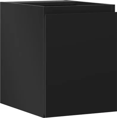 Produktbild von Mexen Orio Badezimmerschrank für Waschbecken 35 cm, 1 Tür, schwarz matt - 91A11-03547-1-BF71