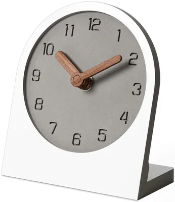 Immagine prodotto di Orologio da parete in legno, silenzioso - Mini orologio analogico decorativo per casa e ufficio