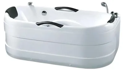 Image de Baignoire de massage Whirlpool Spa Baignoire d'hydromassage 171x85 cm