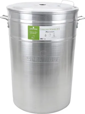 Image de 3 Cuiseur Aluminium - 24 Bocaux De 1 L (cuve + Couvercle + Colonne Intérieure + Lot De 8 Ressorts) - Le Pratique