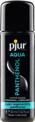 Produktbild von pjur AQUA Panthenol - Gleitgel auf Wasserbasis mit pflegendem Panthenol - Pflegt die Haut ohne zu kleben (30ml)