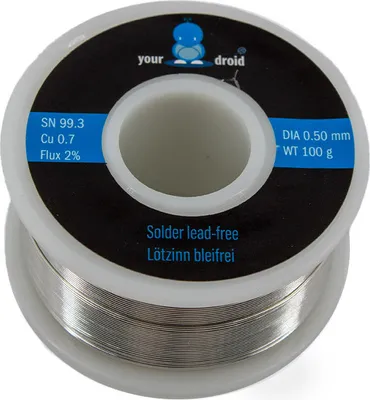 Produktbild von Lötzinn 0,5mm 100g bleifrei