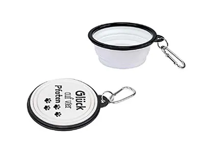 Image de Walkies écuelle pour chien pliable "Bonheur sur quatre pattes
