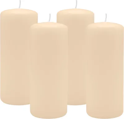 Produktbild von 4er Set Adventskranzkerzen Vanilla Bisquit Ø 60 x 120 mm