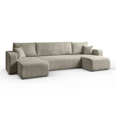 Produktbild von Ecksofa PRESTIGE U mit Schlaffunktion, Bettkasten, Poso 02