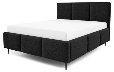 Imagen del producto de Cama tapizada con canapé abatible Melora Ónix 180 × 200 cm