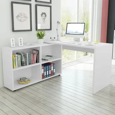 Produktbild von ZMH Esstisch 140x80x75 cm Weiß