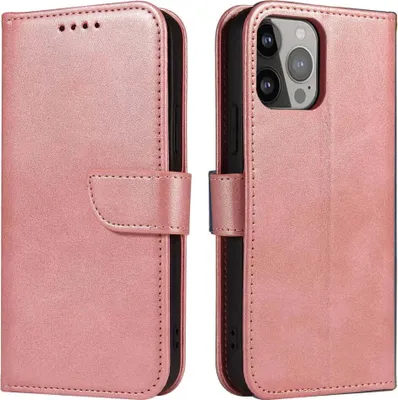 Obrázek produktu pro Pouzdro HQWear iPhone 15 Pro se stojánkem – růžové