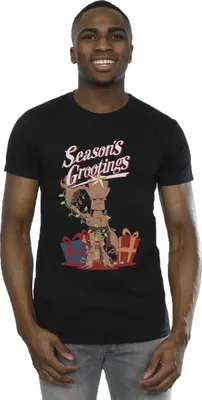 Produktbild von Marvel - "Marvel Season's Grootings" T-Shirt für Herren BI38107 (M) (Schwarz)