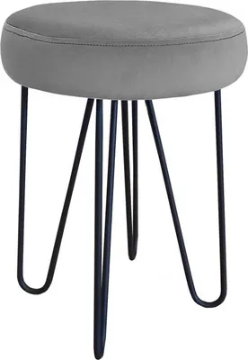Produktbild von Taboret Venus HAIRPIN noga czarna MG17 Taboret na trzech nogach ATOS