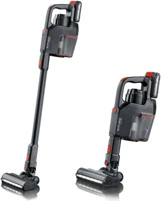Produktbild von Severin HV 7186, Stabstaubsauger, Beutellos, Schwarz, 0,6 l, Trocken, HEPA