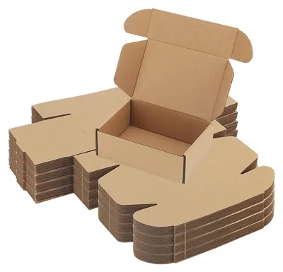 Produktbild von Omgoods - 40 kleine Versandkartons – aus Kraftpapier, ideal für Verpackung und Versand