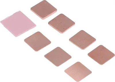 Produktbild von Famanu Kühlkörper-Pads 70 Stück - Thermische Kupfer- und Silikon-Pads