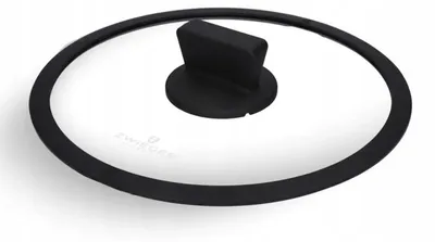 Zdjęcie produktu dla Pokrywka Szklana Zwieger 24 cm z Silikonowym Rantem