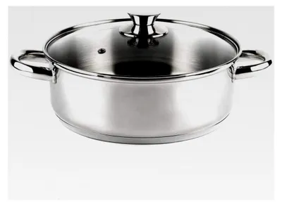 Produktbild von Kochtopf Ø 30 cm, Edelstahl 18/10, Induktion