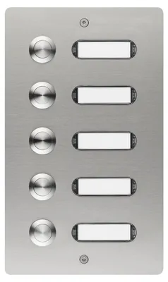 Produktbild von Etagenplatte ETA 505 mit Türklingel für 5 Wohneinheiten
