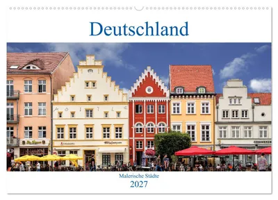 Immagine prodotto di Germania - Città pittoresche (calendario da parete 2027, formato DIN A2 orizzontale), calendario mensile CALVENDO