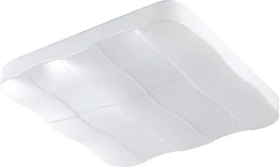 Immagine prodotto di Plafone LED quadrato con telecomando POLARIS bianco 72W, tonalità di bianco, 4320 lm, materiale plastico, dimensioni: 6,5 x 43 x 43 cm, IP20, Polux