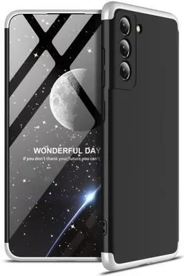 Produktbild von 360 Grad-Case für Xiaomi Mi 10T mit 2.5D Glas - Farbe: Schwarz & Silber - Modellkompatibilität: Für Xiaomi Mi 10T & 10T Pro