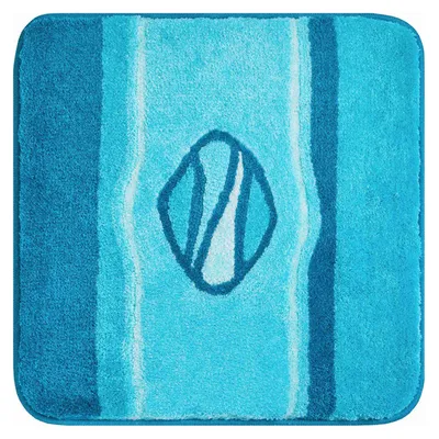 Produktbild von WC-Vorleger Bidet-Vorleger Badteppich Grund Jewel 60 x 60 cm türkis