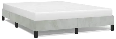 Immagine prodotto di vidaXL Struttura letto senza materasso Grigio chiaro 137x190 cm in velluto