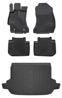Obrázok produktu pre Autokoberce 3D TPE + vaňa kufra DryZone pre: Subaru Forester IV 2012-2018 SUV 4 ks