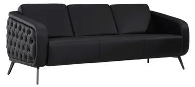 Produktbild von Sofa Ledersofa Couch Garnitur 3 Sitzer Sofas Couchen Wohnzimmer Leder