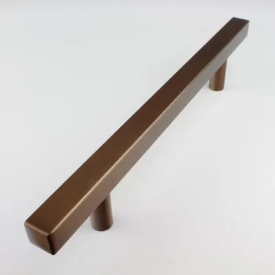 Produktbild von Handgriffshop Krystle Möbelgriff Schwarz 128 mm Küchengriff Schrankgriff Schubladengriff Möbelbeschlag Lochabstand 96mm Griff Schwarz-Matt