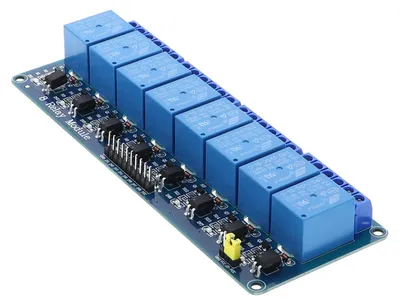 Produktbild von 8 Kanal Relais Modul 5V HIGH/LOW-Level mit 10A Schaltleistung für Arduino Raspberry Pi