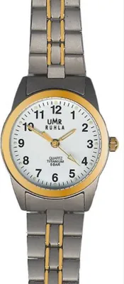 Produktbild von Damenuhr 7170-9 Titan Bicolor 26 mm Weiß Titanband 5 ATM