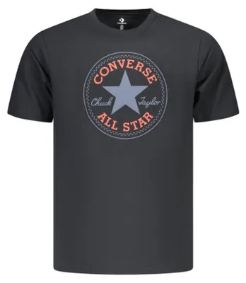 Produktbild von Schwarzes Kurzarm-T-Shirt für Herren mit Druck und Logo-Detail