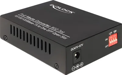 Immagine prodotto di DELOCK Convertitore multimediale PoE+ 1000Base-T -> SFP
