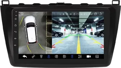 Obrázek produktu pro Autorádio s Bluetooth a kamerou – CarPlay – Pro Mazda 6 (2007–2012) – Kompatibilní s Apple a Android – Stereo systém – Navigace – Automobilový navigační systém