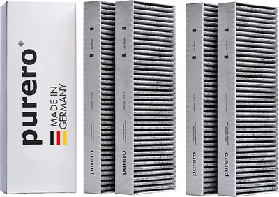 Immagine prodotto di PURERO Filtro di ricambio a carboni attivi Premium per cappa aspirante Bora BASIC (4 pz.)