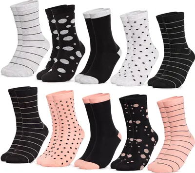 Produktbild von Occulto Damen Baumwollsocken 10er Pack (Modell: Lotte)