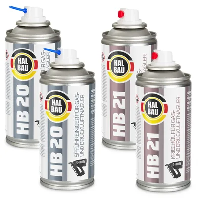 Zdjęcie produktu dla Zestaw do Czyszczenia i Smarowania Narzędzi Gazowych HALBAU HB20x2 HB21x2