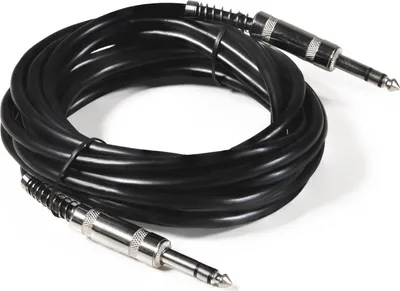 Produktbild von Klinke-Verbindungskabel HOLLYWOOD 5m, 6,3 mm Stecker-Stecker, stereo