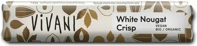 Produktbild von Vivani White Nougat Crisp Riegel - mit Reisdrink - 35 g (18 Stück)