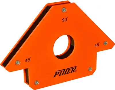 Produktbild von PIHER Magnetwinkel von 45° und 90° - 11 cm x 11 cm - 29004