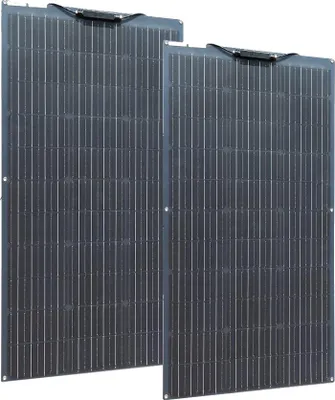 Zdjęcie produktu dla Panel słoneczny, elastyczna konstrukcja, wysoka wydajność, 240 W, 2 sztuki po 120 W