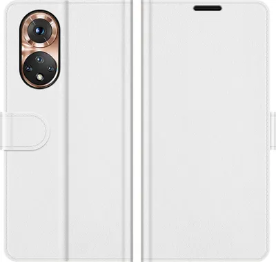 Produktbild von Mobigear Classic  HONOR 50 Hülle Klapphülle Geldbörse - Weiß