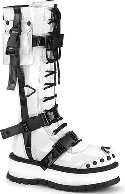 Produktbild von SLACKER-260 Damen Boots von DemoniaCult, Weiß , EU 36, US 6