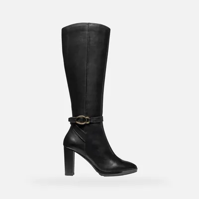 Produktbild von Geox Schwarze Damenstiefel Walk Pleasure 85 36