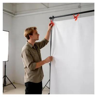 Produktbild von Ballonhintergrund-Clips – 5 verstellbare Klammern