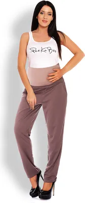 Produktbild von PeeKaBoo Umstandshose für Damen Enchanted cappuccino L/XL