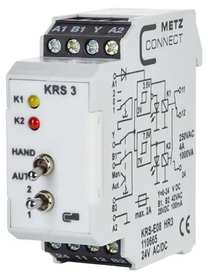 Produktbild von Metz Connect Schnittstellenmodul KRS-E08 HR3 24ACDC 110665