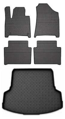 Immagine prodotto di Tappetini gomma SolidPRO + bagagliaio per Hyundai Santa Fe V 2024- 5 pezzi